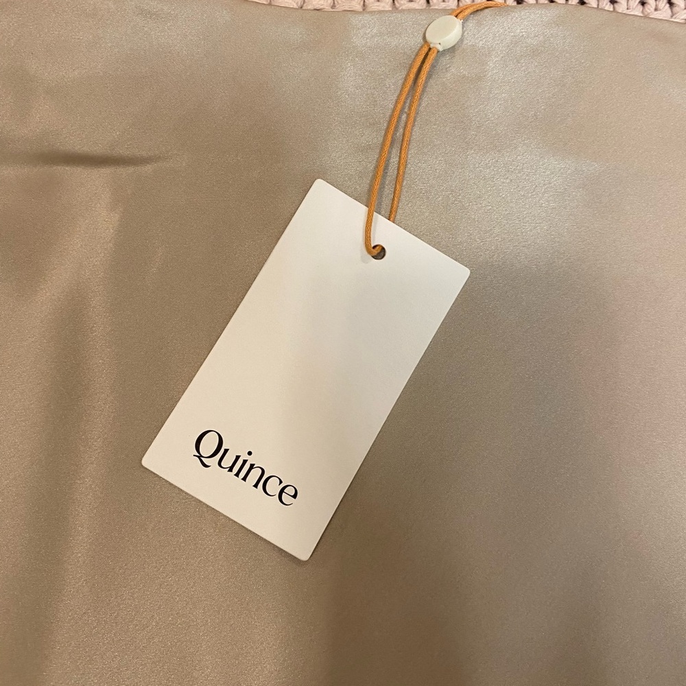 ✰ NWT quince 100% washable silk maxi skirt champagne ✰ - Picture 5 of 9